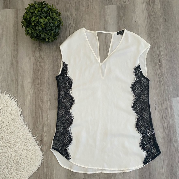 Silk Blouse with Lace 💫 - Picture 1 of 1